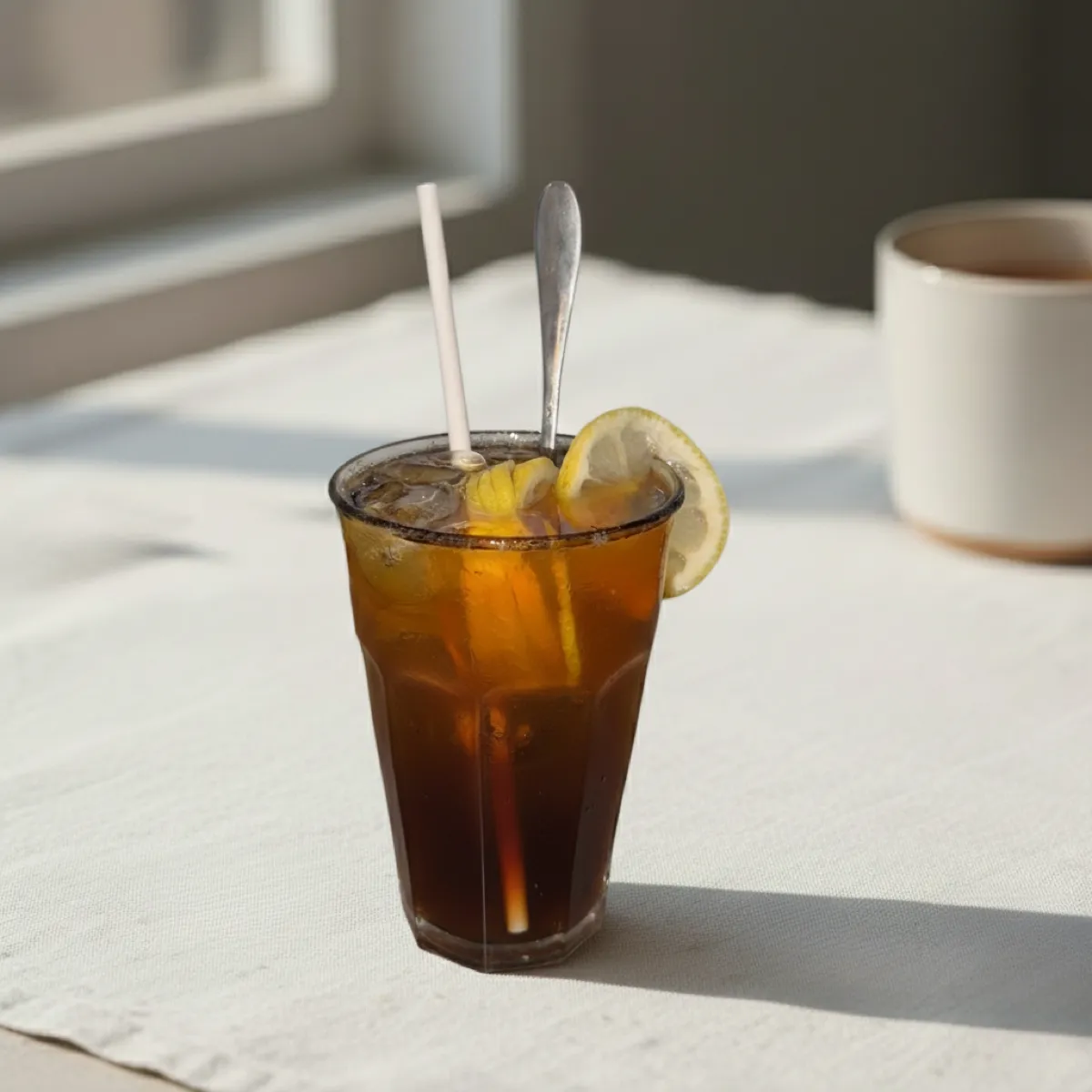 Iced Lemon Tea (凍檸茶) — refreshing Hong Kong-style iced tea at The Peak Hong Kong Cafe, Sydney