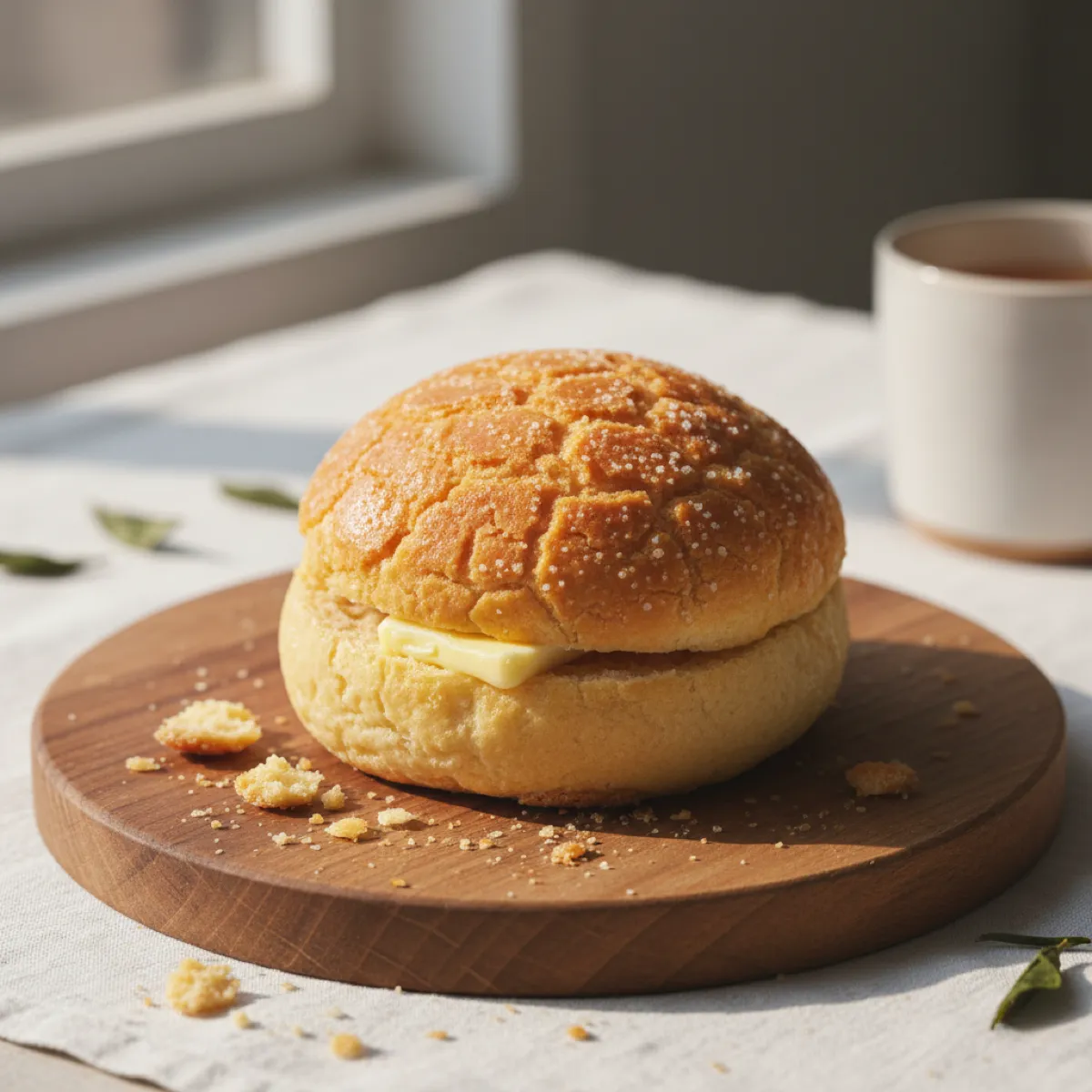 Polo Bun (菠蘿包) at The Peak Hong Kong Cafe