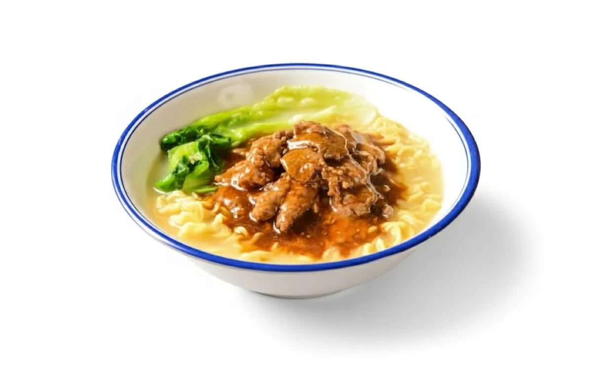 Satay Beef Noodles (沙嗲牛肉麵) at The Peak Hong Kong Cafe